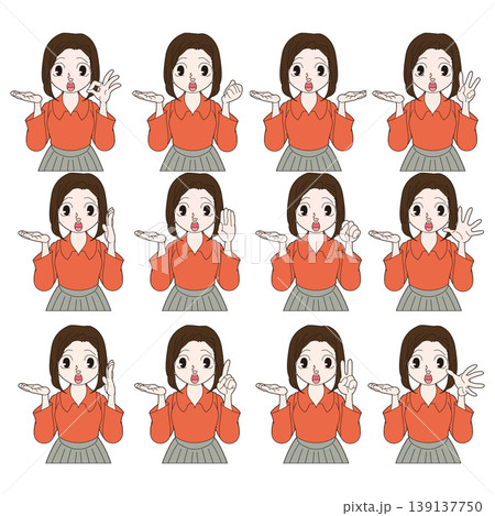 オフィスワーカーの人物イラスト オフィスワーカーの人物イラスト 139137750