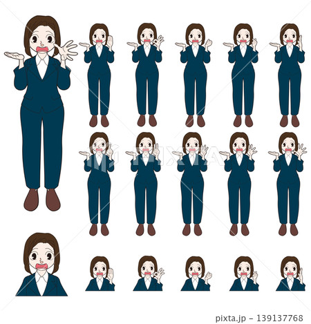 スーツの人物イラスト スーツの人物イラスト 139137768