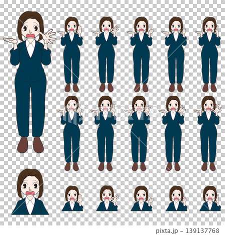 スーツの人物イラスト スーツの人物イラスト 139137768