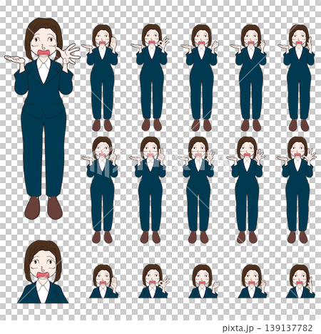 Illustration of a person in a suit Illustration of a person in a suit 139137782