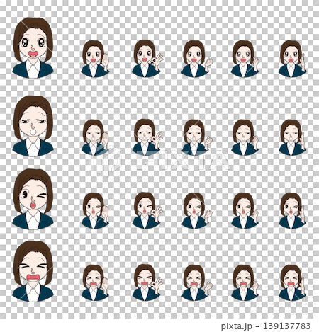 Illustration of a person in a suit 139137783