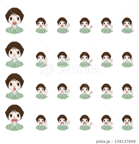 建設現場スタッフの人物イラスト 139137849