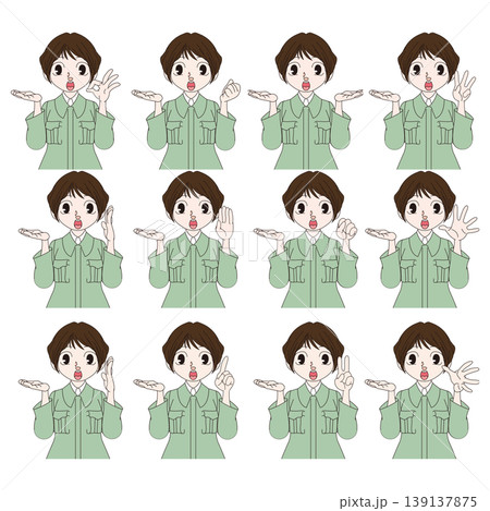 建設現場スタッフの人物イラスト 139137875