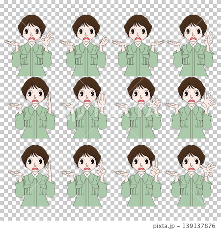 建設現場スタッフの人物イラスト 139137876