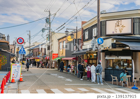 豊川市の豊川稲荷前の表参道の風景(愛知県) 豊川市の豊川稲荷前の表参道の風景(愛知県) 139137915