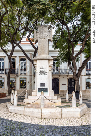 Lagos, Portugal - Feb 22, 2026: Monument to the Dead of the Great War, a war memorial located in the town of Lagos in Portugal Lagos, Portugal - Feb 22, 2026: Monument to the Dead of the Great War, a war memorial located in the town of Lagos in Portugal 139139499