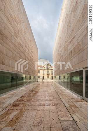 Sines, Portugal - Feb 25, 2026: Centro de Artes in Arts Center in Sines, Alentejo, Portugal, Europe. Sines, Portugal - Feb 25, 2026: Centro de Artes in Arts Center in Sines, Alentejo, Portugal, Europe. 139139510