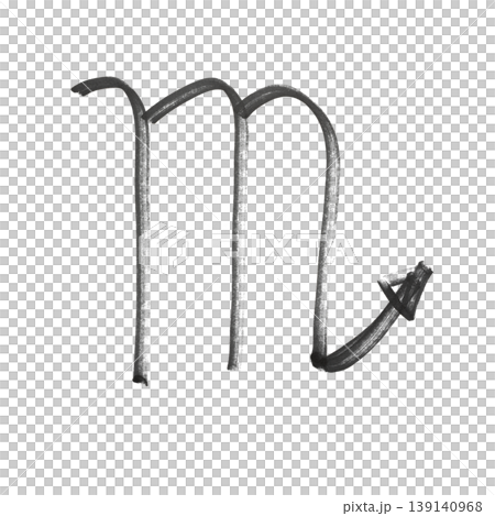 the zodiac sign of Scorpio drawn with a black marker the zodiac sign of Scorpio drawn with a black marker 139140968