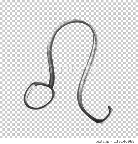 the zodiac sign of Leo drawn with a black marker the zodiac sign of Leo drawn with a black marker 139140969