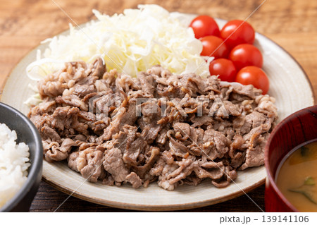 美味しい牛焼肉定食 139141106