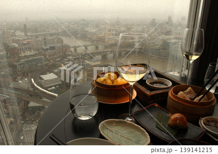 A Chinese food menu in a restaurant by the River Thames in London A Chinese food menu in a restaurant by the River Thames in London 139141215