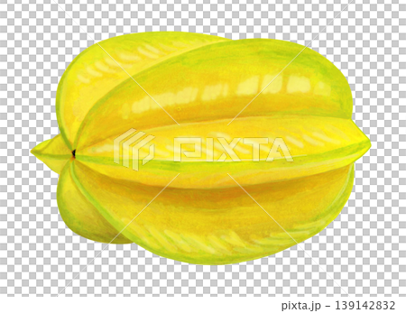 Star fruit illustration Star fruit illustration 139142832