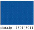 シンプルな星と銀河のパターン素材　青 139143011