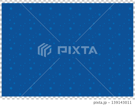 Simple star and galaxy pattern material - blue 139143011