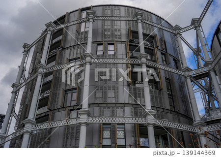 London Gasholder new buildings residential development in Kings Cross London Gasholder new buildings residential development in Kings Cross 139144369