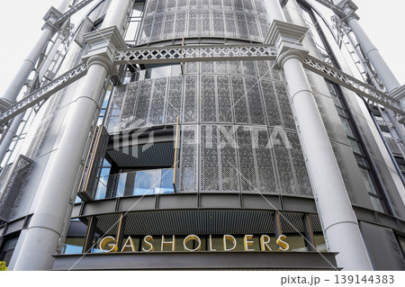 London Gasholder new buildings residential development in Kings Cross London Gasholder new buildings residential development in Kings Cross 139144383