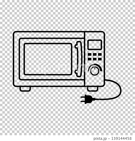 Simple microwave line icon Simple microwave line icon 139144458