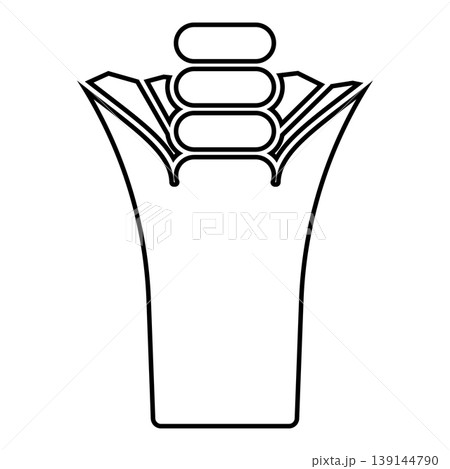 Chewing gum bubble Chew pillow contour outline line icon black color vector illustration image thin flat style Chewing gum bubble Chew pillow contour outline line icon black color vector illustration image thin flat style 139144790