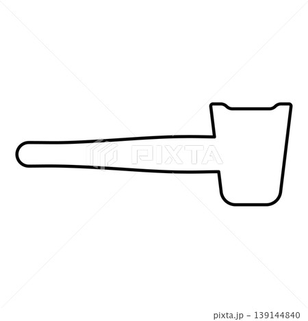 Nut cracker nutcracker contour outline line icon black color vector illustration image thin flat style Nut cracker nutcracker contour outline line icon black color vector illustration image thin flat style 139144840