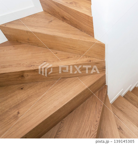Modern Wooden Staircase Detail 139145305