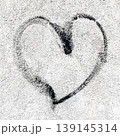 Heart Drawn in Sand 139145314