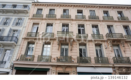 Cannes, France. Historical buildings of the old town of Cannes 139146132