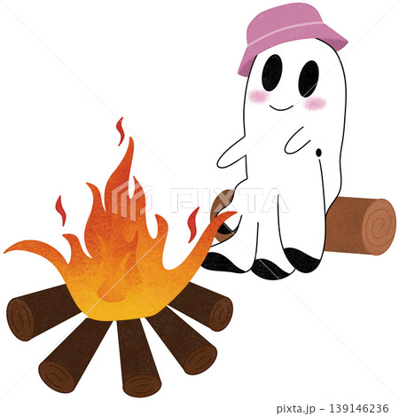 ghost with campfire ghost with campfire 139146236