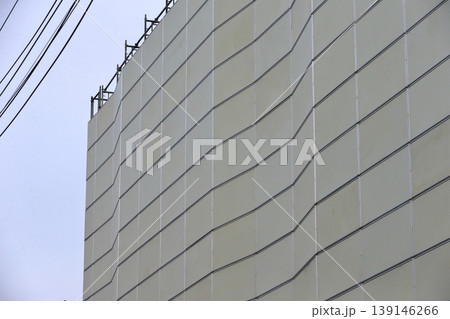解体工事現場の防音パネル 解体工事現場の防音パネル 139146266