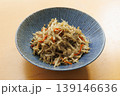 シャキシャキのきんぴらごぼう 定番の和風常備菜 広告・販促用としての料理素材 139146636