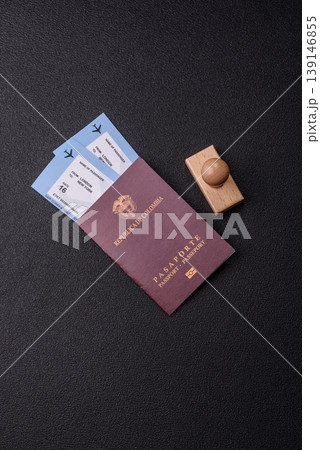 Colombia passport, visa for international travel and vacation. Colombian passport Colombia passport, visa for international travel and vacation. Colombian passport 139146855