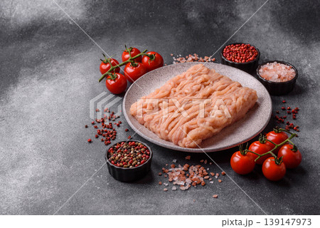 Raw fresh ground chicken, turkey, or pork for burgers or meatballs. Raw ground chicken Raw fresh ground chicken, turkey, or pork for burgers or meatballs. Raw ground chicken 139147973