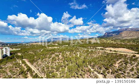 Experience a breathtaking aerial view of a stunning coastal landscape showcasing natures beauty 139150166
