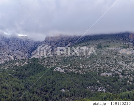 Vast cloud horizon, An extensive sky panorama showcasing highland clouds surrounding open misty plateau Vast cloud horizon, An extensive sky panorama showcasing highland clouds surrounding open misty plateau 139150230