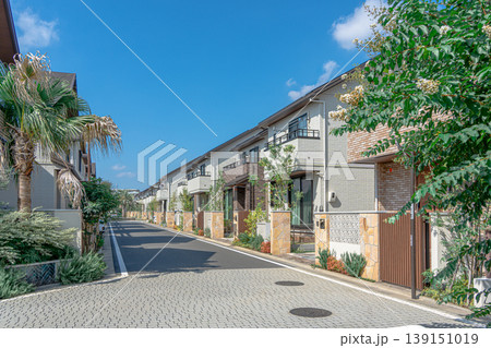 戸建住宅とさわさかな青空 戸建住宅とさわさかな青空 139151019