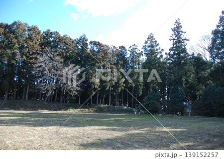 箕輪城の本丸跡(群馬県高崎市箕郷町) 箕輪城の本丸跡(群馬県高崎市箕郷町) 139152257