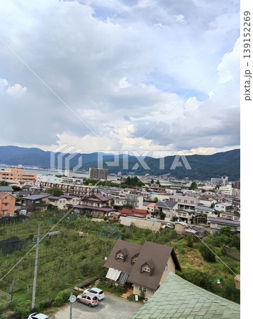 高島城周辺の町並み景色諏訪 139152269