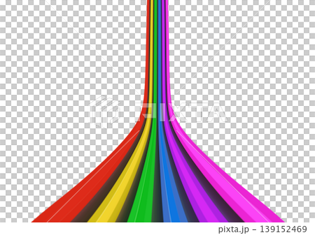 Curved, colorful lines and gradient abstract background/flowing design elements Curved, colorful lines and gradient abstract background/flowing design elements 139152469