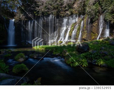 白糸の滝のある風景 白糸の滝のある風景 139152955