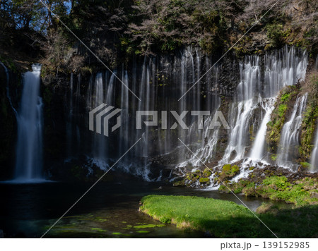 白糸の滝のある風景 白糸の滝のある風景 139152985