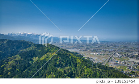富山県朝日町笹川地区から見た風景 富山県朝日町笹川地区から見た風景 139153454