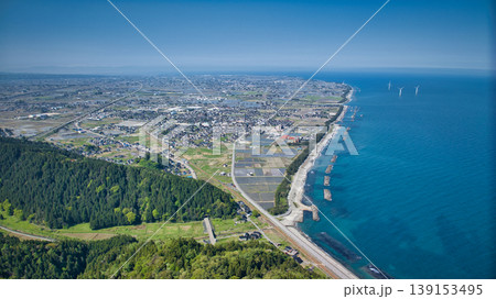 富山県朝日町の笹川河口 139153495