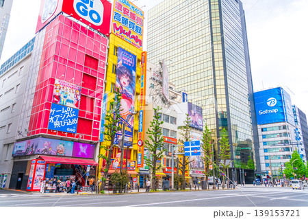 東京の都市風景 新緑の秋葉原電気街 東京の都市風景 新緑の秋葉原電気街 139153721