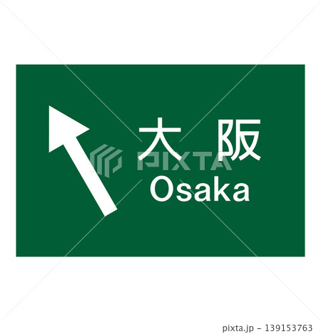 案内標識　方面及び方向 139153763