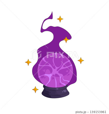 Illustration of magic ball Illustration of magic ball 139153961