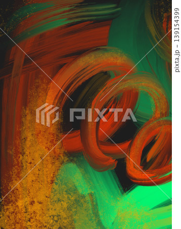 Unique wall art. Modern art on canvas. Colorful contemporary Unique wall art. Modern art on canvas. Colorful contemporary 139154399