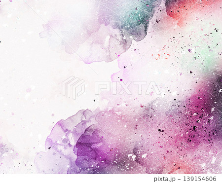 Rough brushstrokes on abstract watercolour background. Brush painting. Rough brushstrokes on abstract watercolour background. Brush painting. 139154606