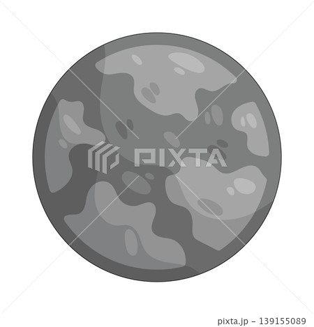 Illustration of moon Illustration of moon 139155089