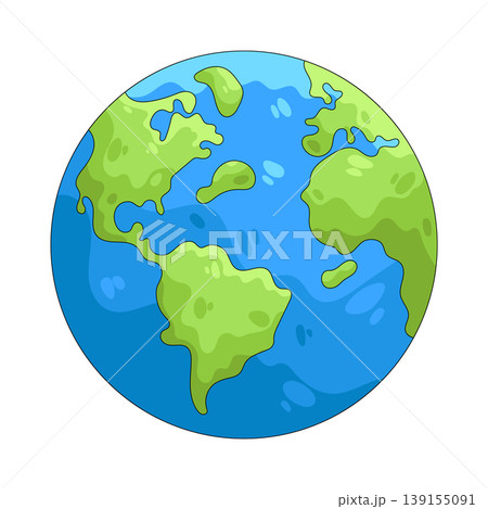 Illustration of Earth Illustration of Earth 139155091