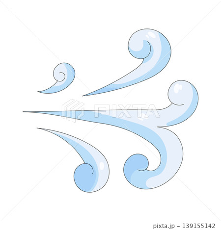Illustration of wind 139155142