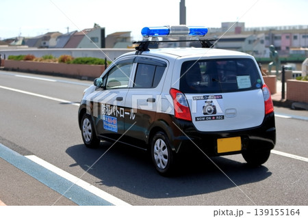青色防犯パトロールカー 139155164